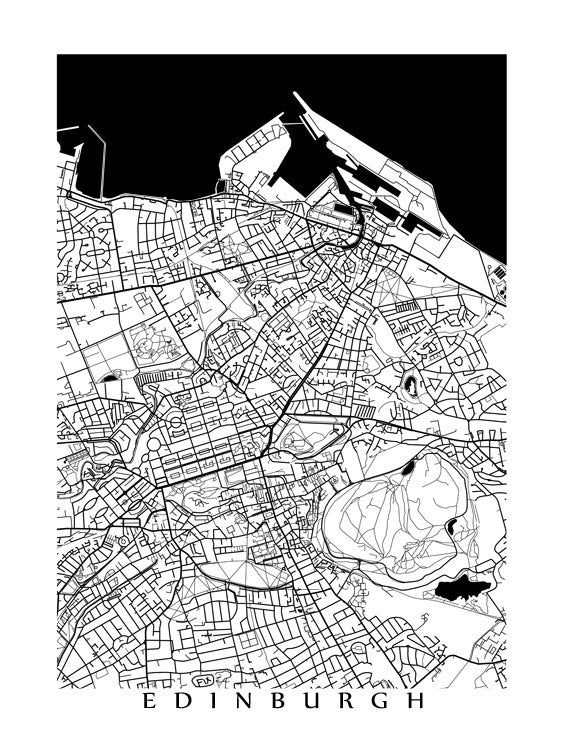 Edinburgh B&W