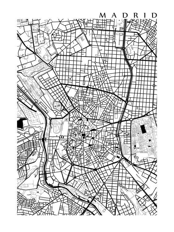 Madrid B&W