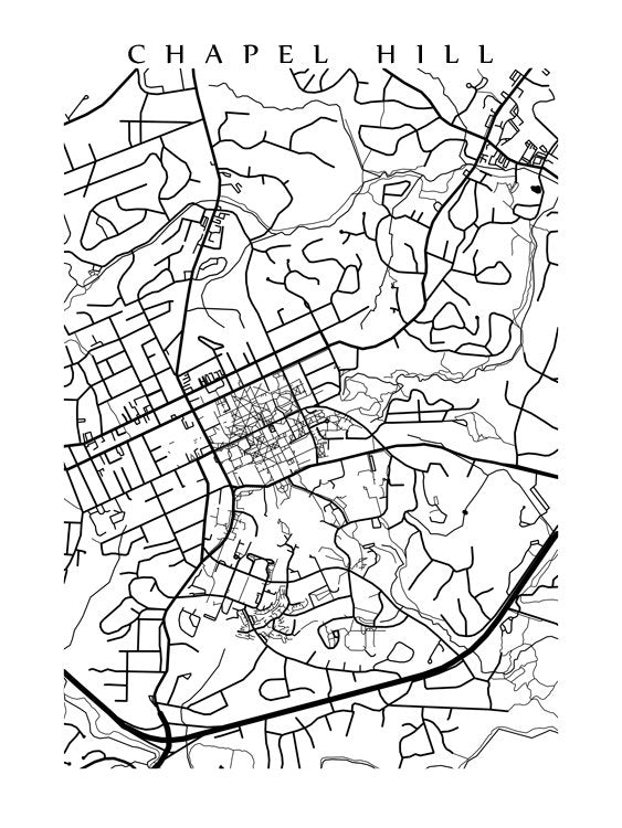 Chapel Hill, NC B&W