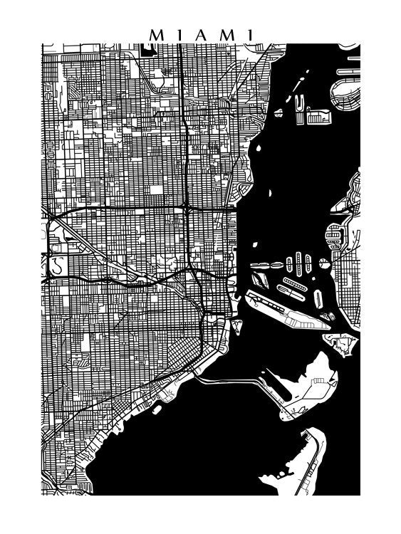 Miami, FL B&W