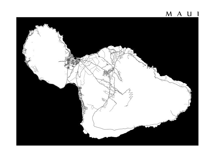 Maui, HI B&W