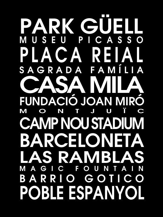 Rollo de autobús de Barcelona
