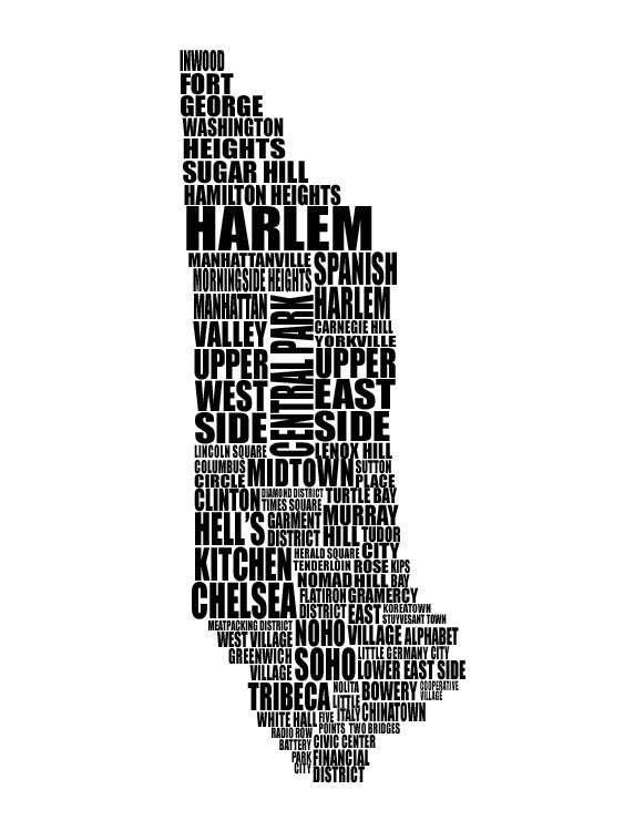 Manhattan Typography