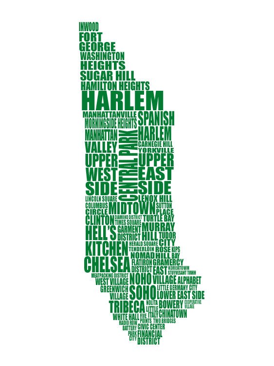 Tipografía Manhattan