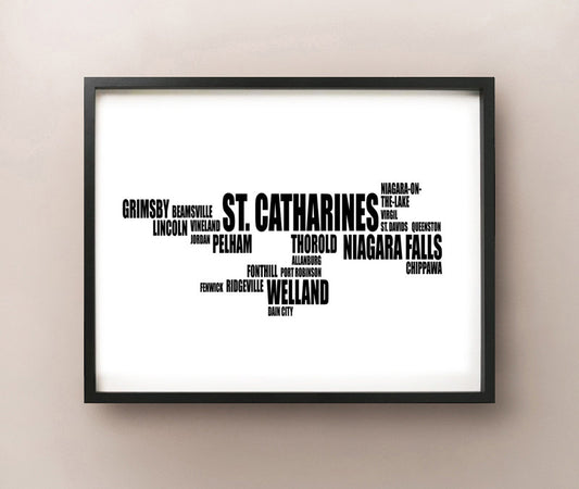 St. Catharines Typografie