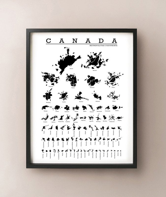 Silueta de ciudades de Canadá
