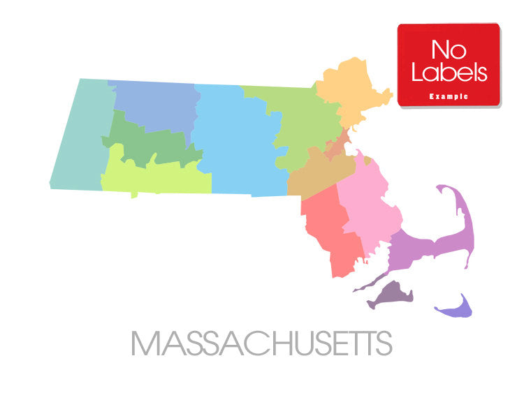 Massachusetts Multicolor