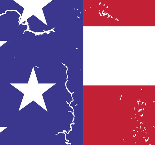 Bandera de fuente de EE. UU.