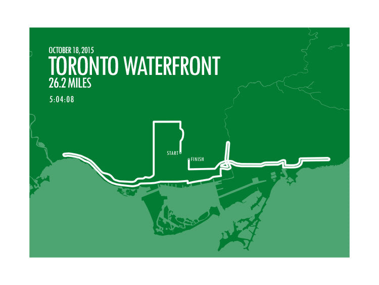 Maratón frente al mar de Toronto 2015