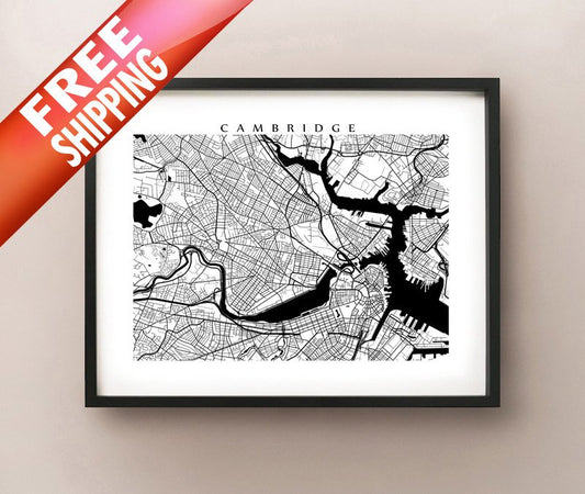 Cambridge, Massachusetts en blanco y negro