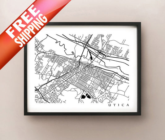 Utica, NY, Schwarzweiß