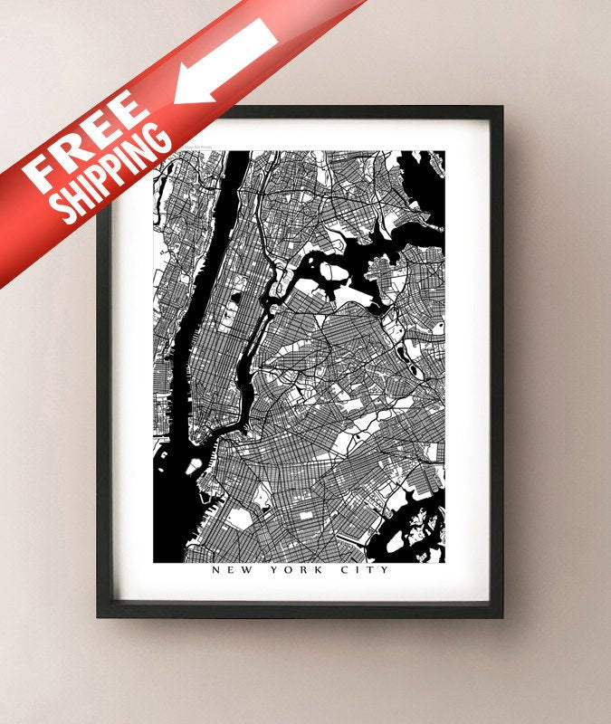 Ciudad de Nueva York en blanco y negro