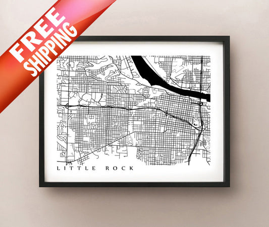 Little Rock, AK, Schwarzweiß