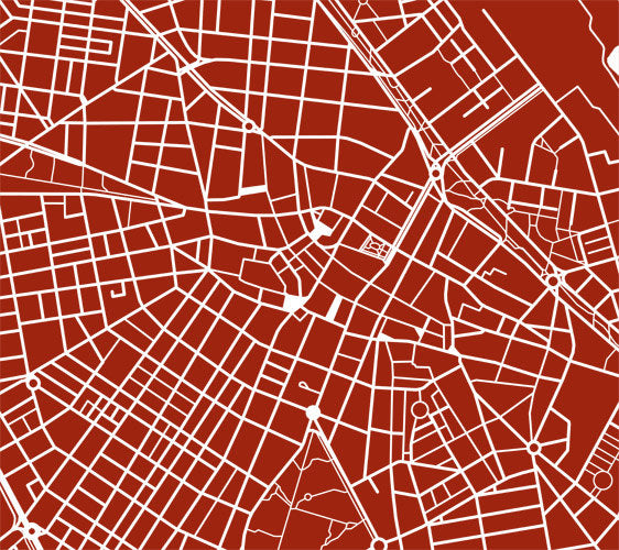 Detail from map of Albacete, Spain by CartoCreative