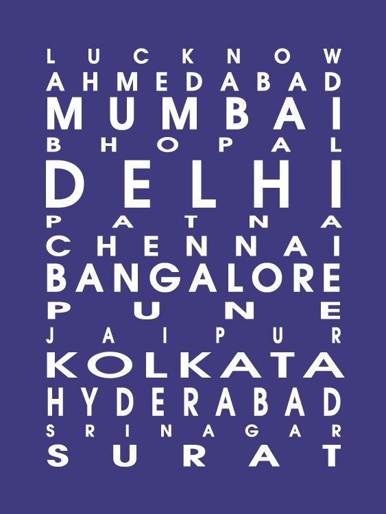Rollo de autobús de la India