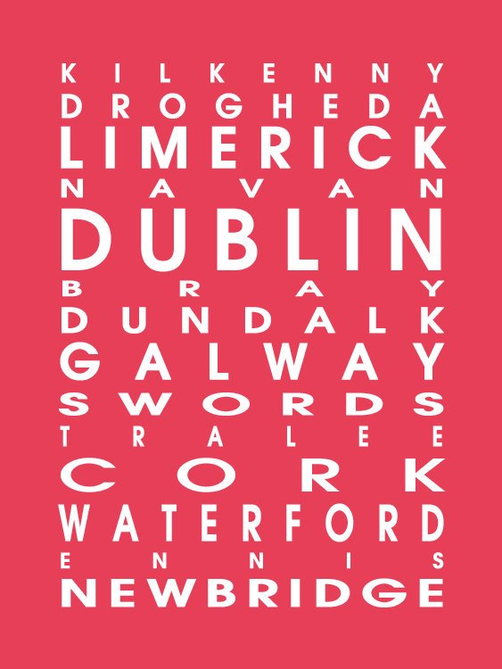 Rollo de autobús de Irlanda