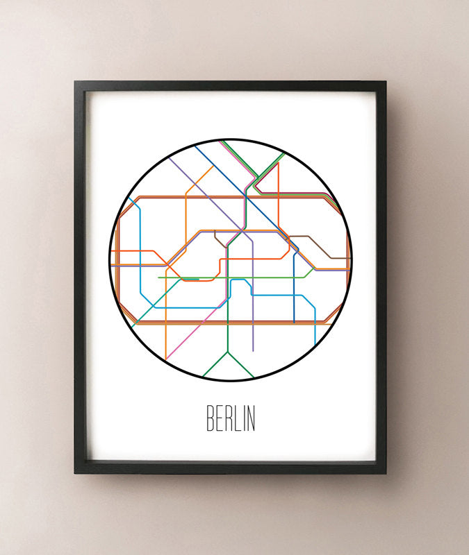 Metro minimalista de Berlín