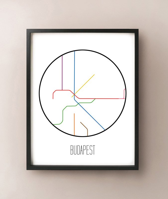 Metro minimalista de Budapest