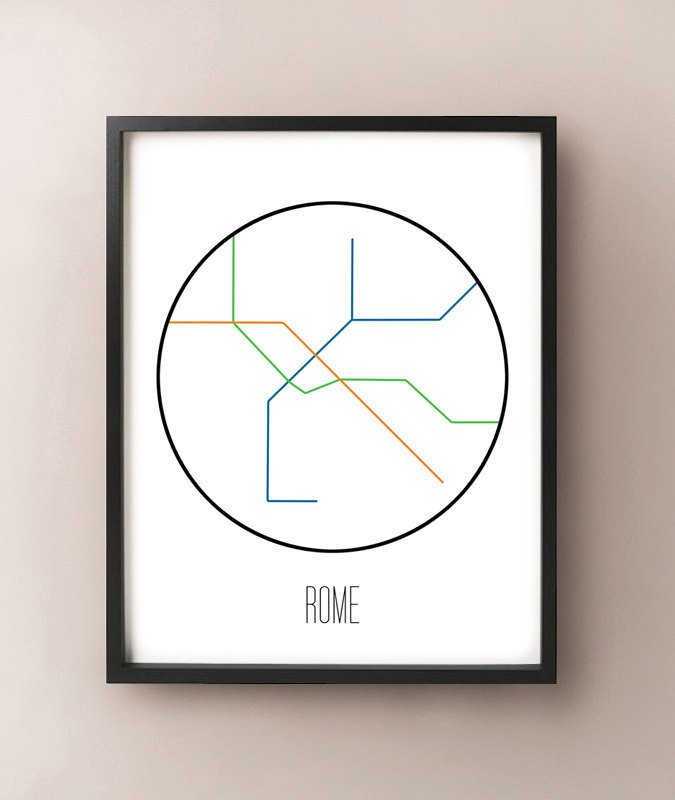Rome Minimalist Metro