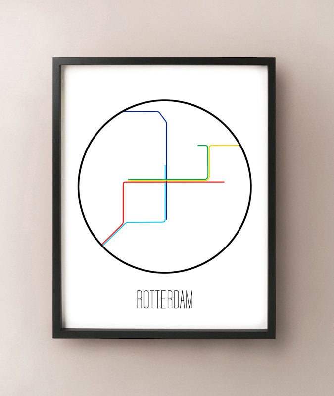 Metro minimalista de Róterdam