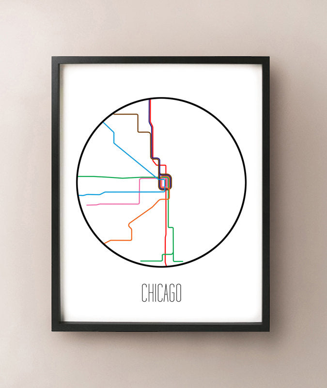 Metro minimalista de Chicago