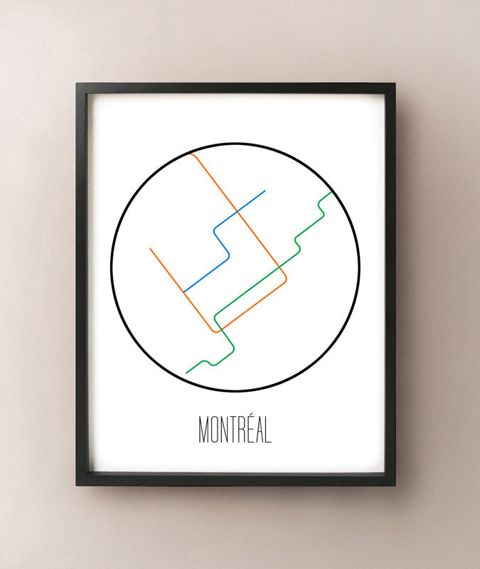 Montréal Minimalist Metro