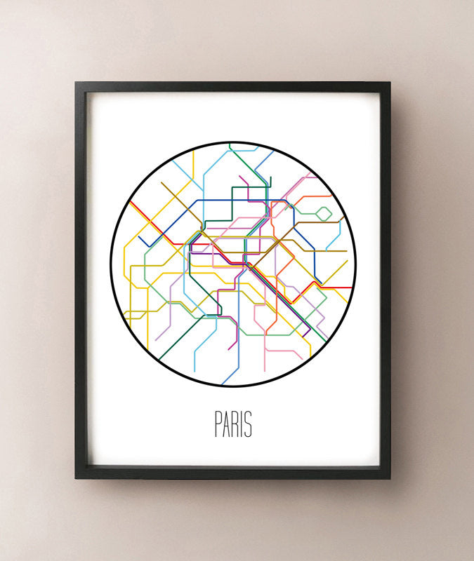 Paris Minimalist Metro