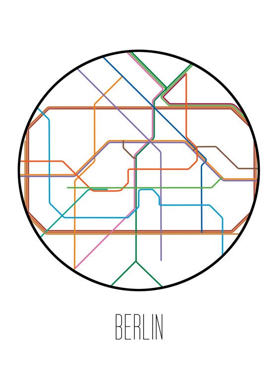 Metro minimalista de Berlín
