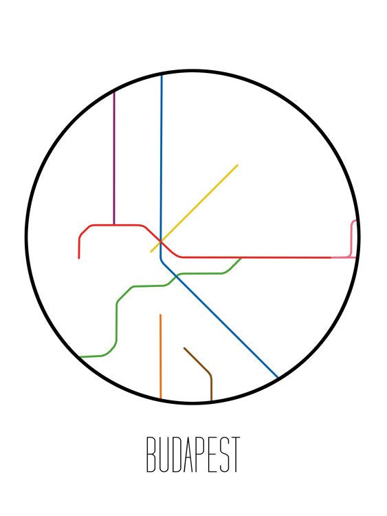 Metro minimalista de Budapest