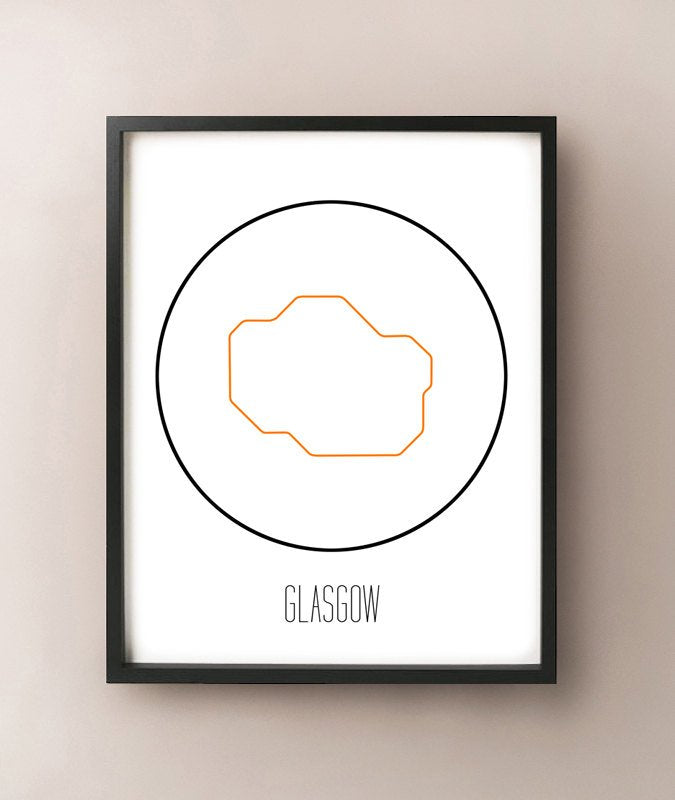 Metro minimalista de Glasgow