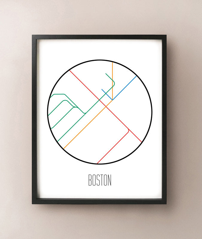 Metro minimalista de Boston