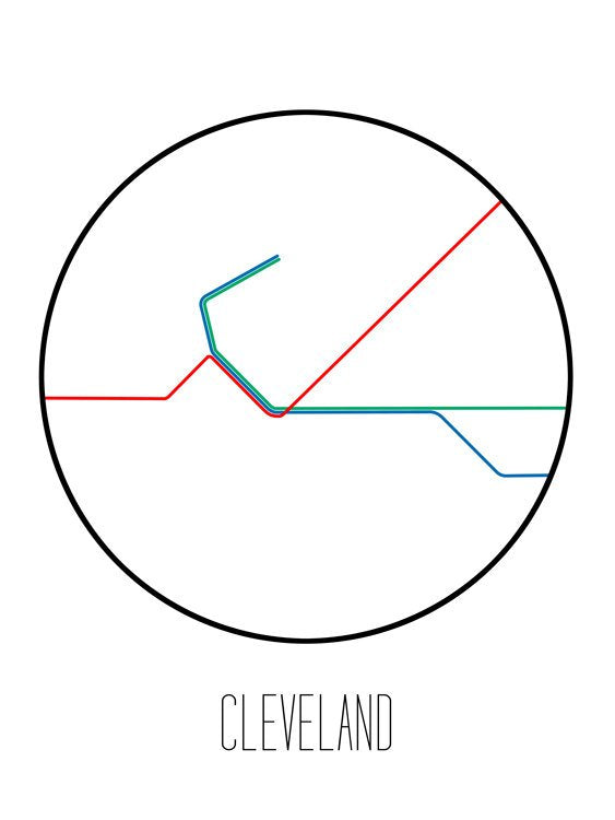 Metro minimalista de Cleveland