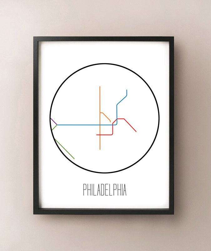 Metro minimalista de Filadelfia