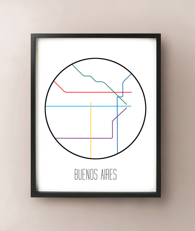 Metro minimalista de Buenos Aires