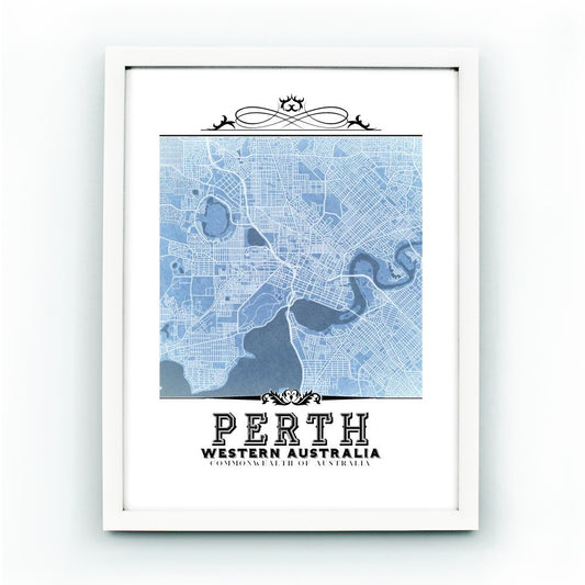 Perth Vintage Blueprint