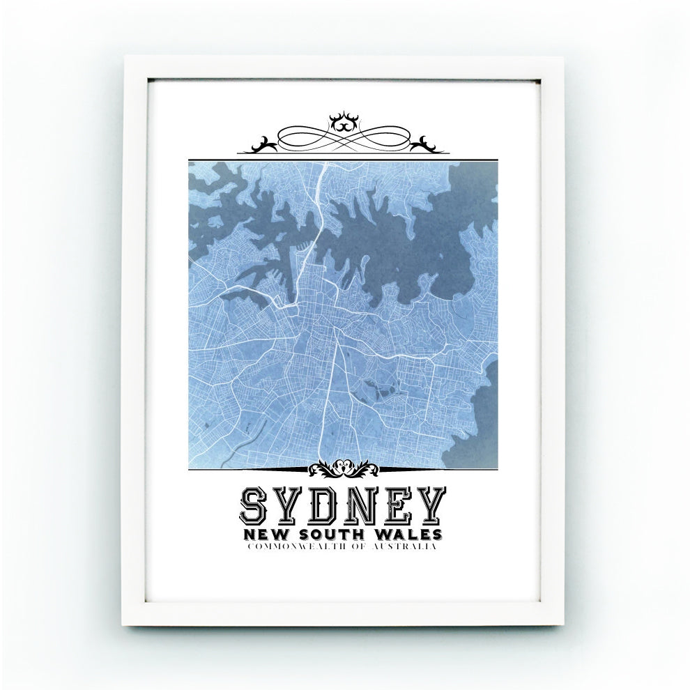 Sydney Vintage Blueprint