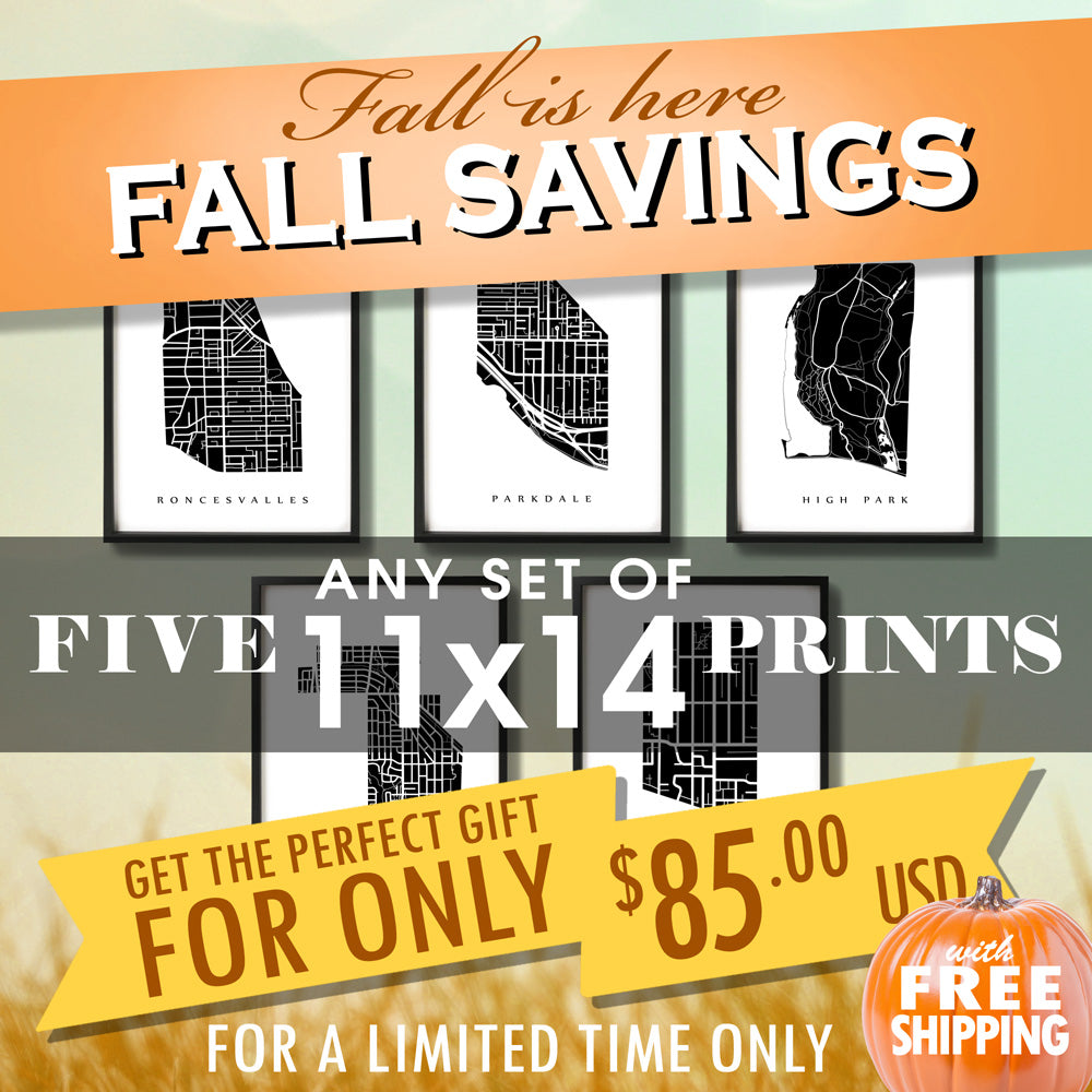 Fall Sale - Five 11x14 Prints
