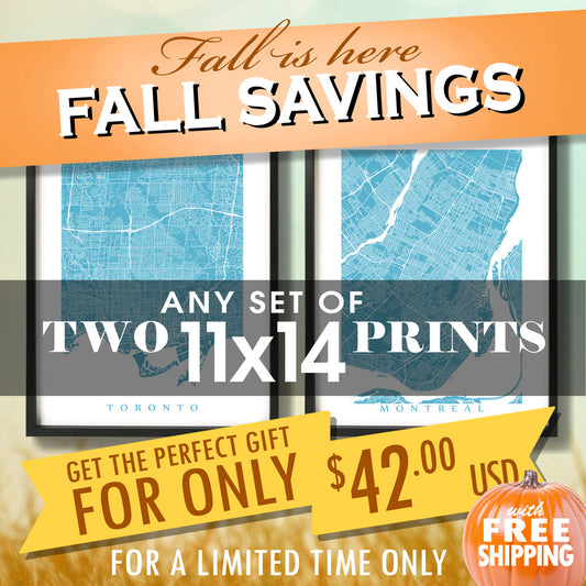 Fall Sale - Two 11x14 Prints