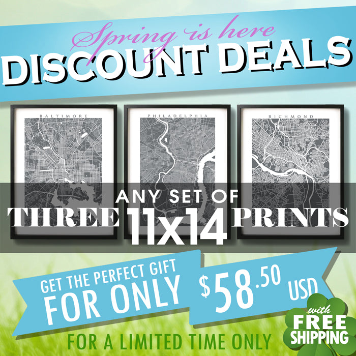 Summer Sale - Three 11x14 Prints