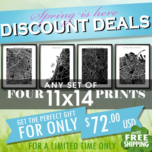 Summer Sale - Four 11x14 Prints