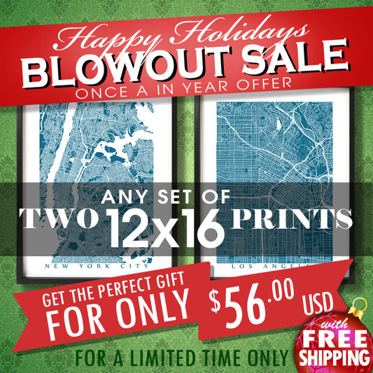Christmas Sale - Two 12x16 Prints