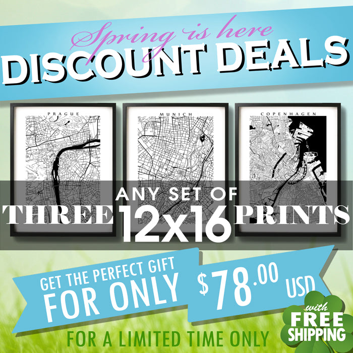 Summer Sale - Three 12x16 Prints
