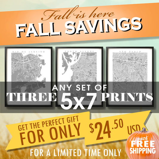 Fall Sale - Three 5x7 Prints