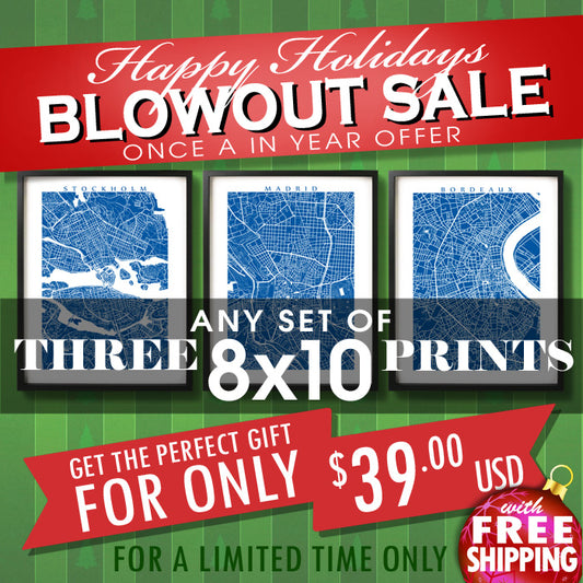 Christmas Sale - Three 8x10 Prints