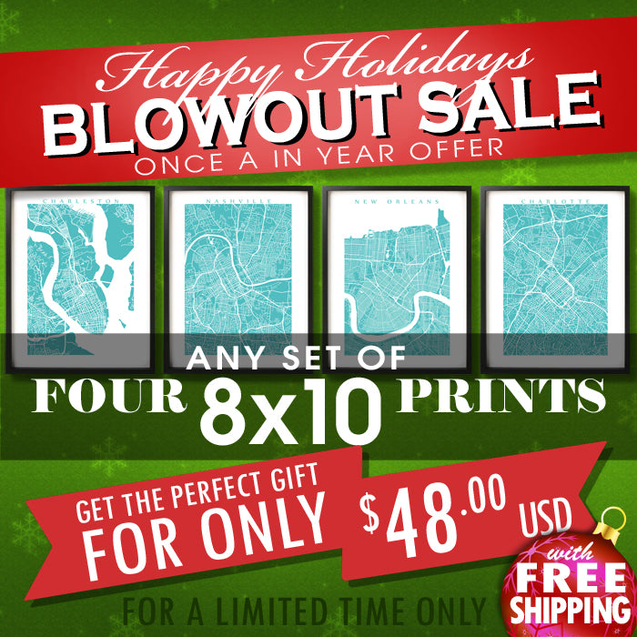 Christmas Sale - Four 8x10 Prints