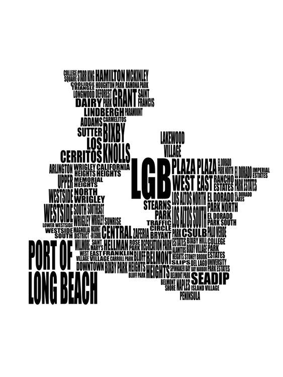 Long Beach Typography