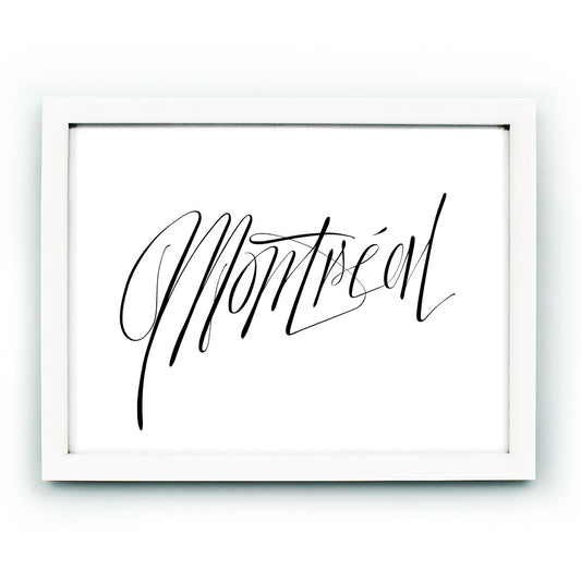Montréal Calligraphy