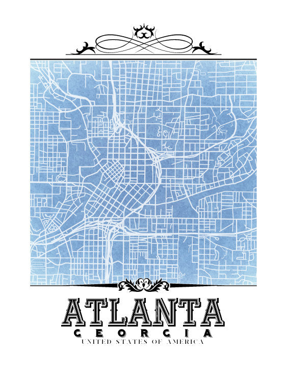 Atlanta Vintage Blueprint