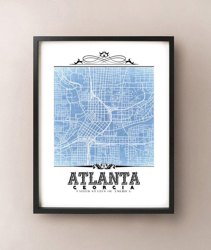 Atlanta Vintage Blueprint
