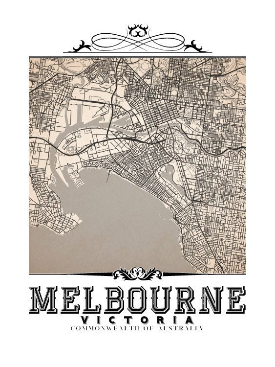 Melbourne Vintage Sepia